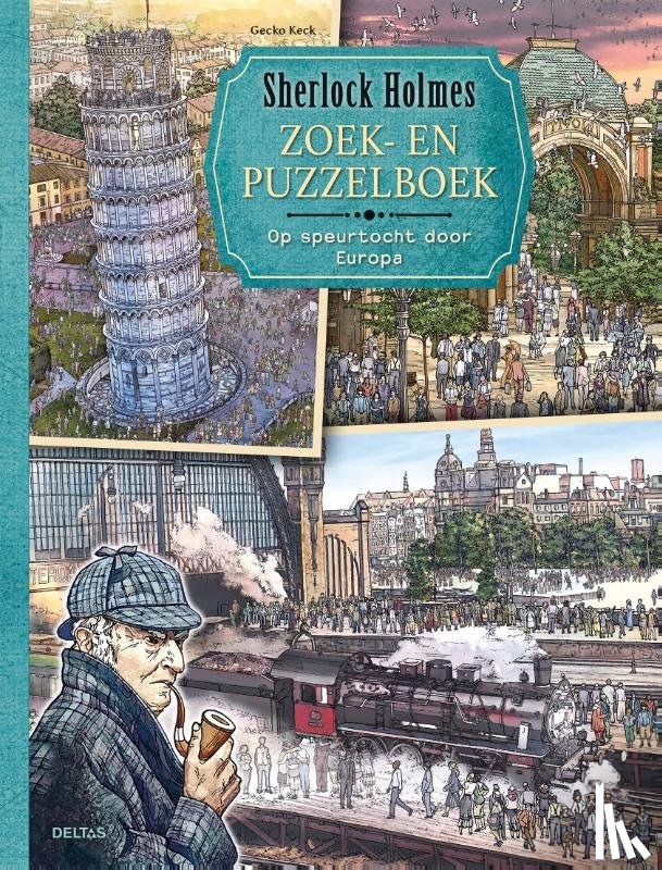 KECK, GECKO - Sherlock Holmes Zoek- en Puzzelboek - Op speurtocht door Europa