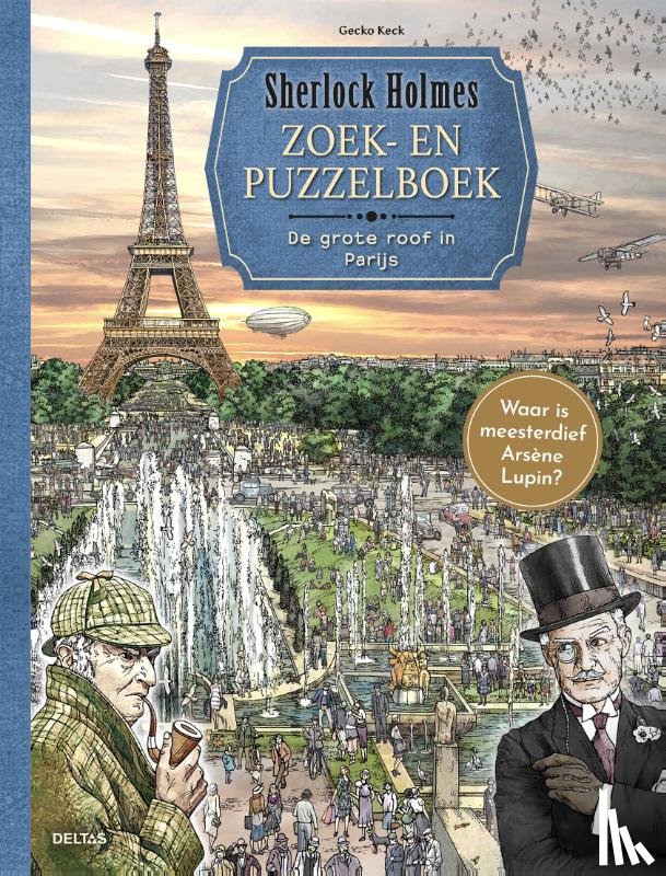KECK, GECKO - Sherlock Holmes Zoek- en Puzzelboek - De grote roof in Parijs