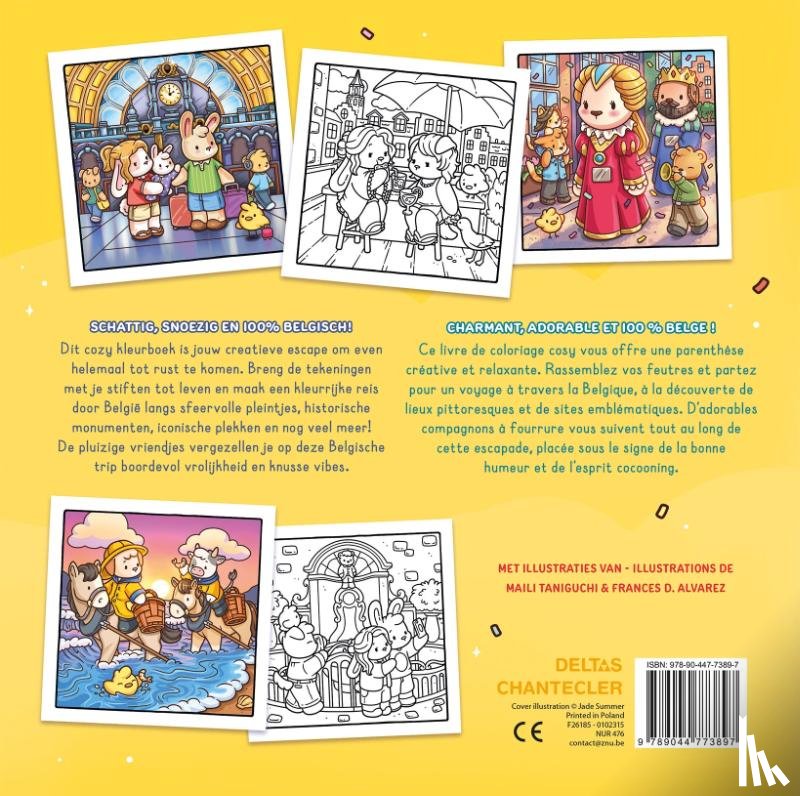  - Cozy Belgium kleurboek Jade Summer / Cozy Belgium coloriages Jade Summer