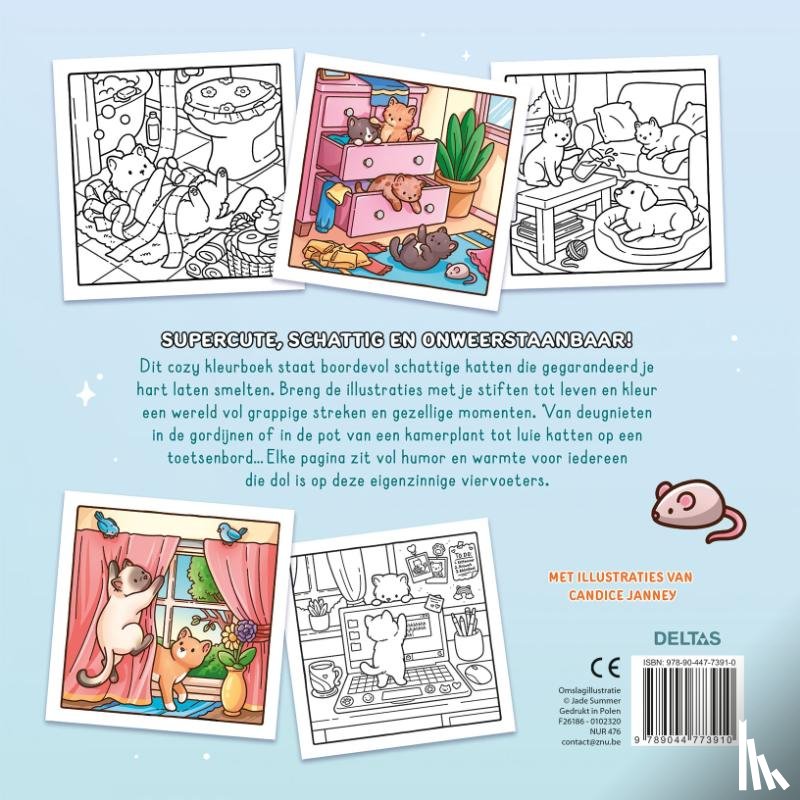  - Cozy Kitties - Comfy kleurboek Jade Summer