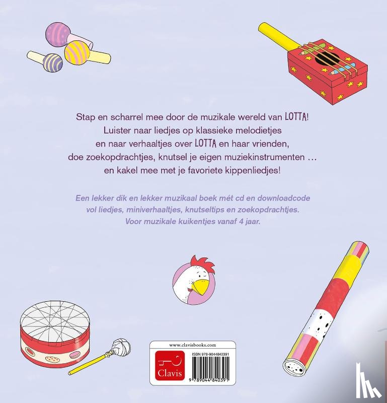 Put, Diane, Wulf, Rik de - Het grote muziekboek van Lotta