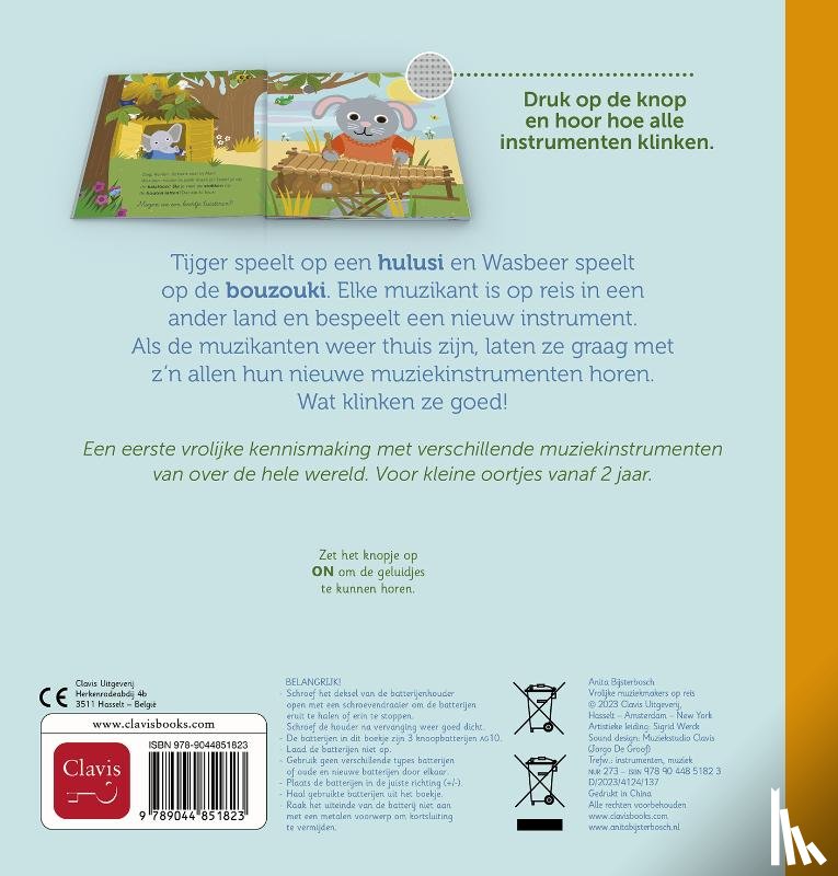 Bijsterbosch, Anita - Vrolijke muziekmakers op reis