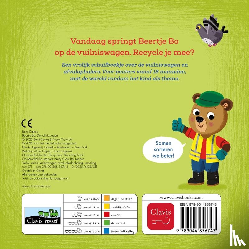 Davies, Benji - De vuilniswagen