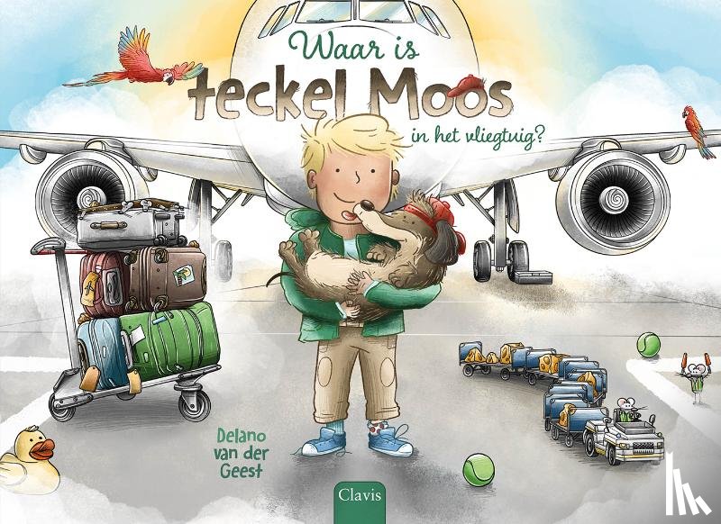 van der Geest, Delano - Waar is teckel Moos in het vliegtuig?