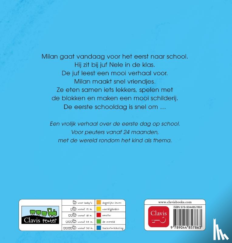 Amant, Kathleen - De eerste schooldag van Milan