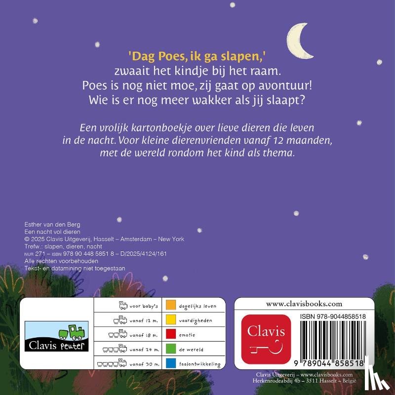 Berg, Esther van den - Een nacht vol dieren
