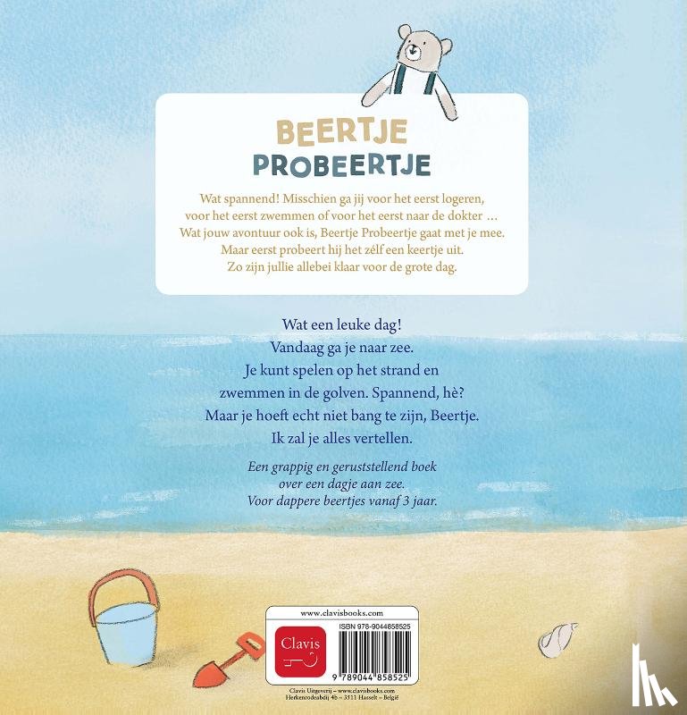 Uitgeverij, Clavis - Beertje probeertje gaat naar zee