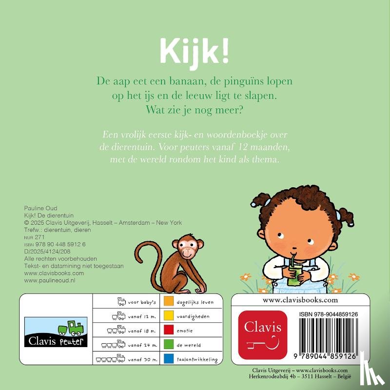 Oud, Pauline - Kijk! De dierentuin