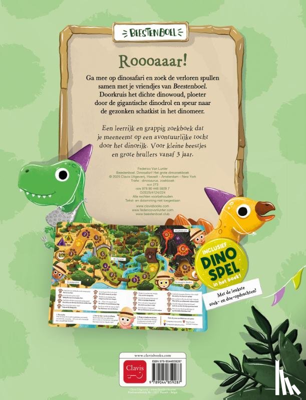 Van Lunter, Federico - Dinosafari! Het grote dinozoekboek