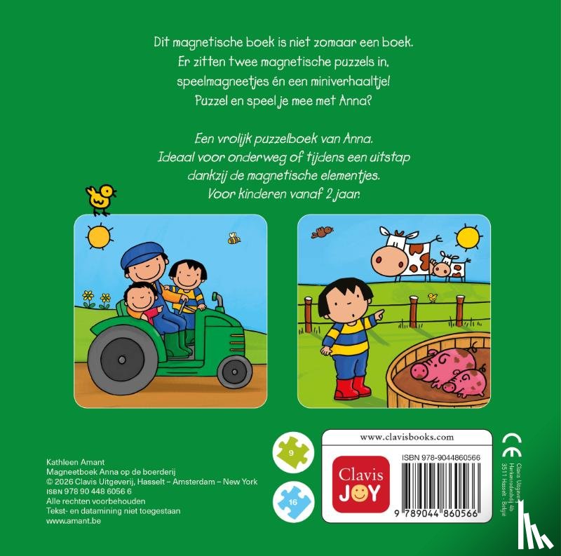 Amant, Kathleen - Magneetboek Anna op de boerderij