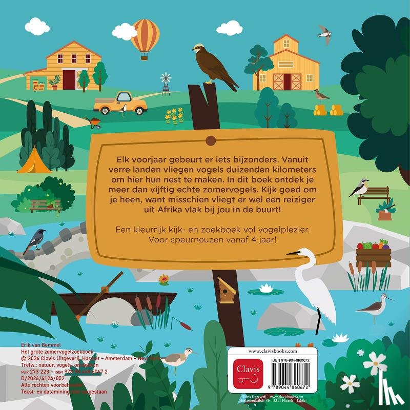 van Bemmel, Erik - Het grote zomervogelzoekboek