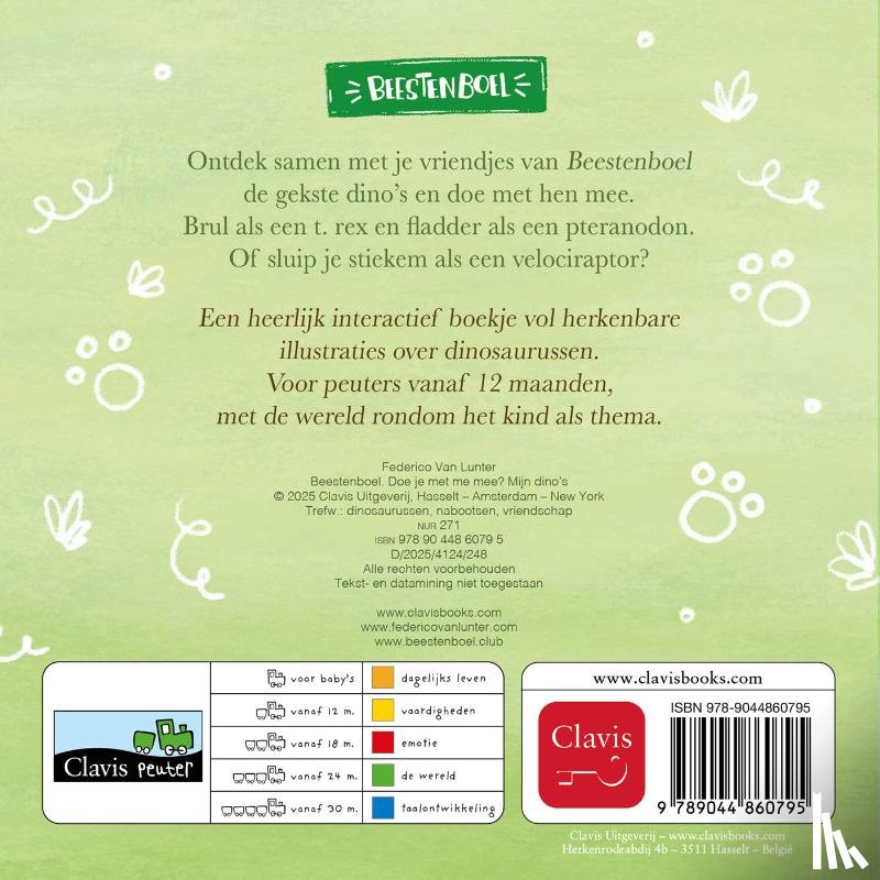 Van Lunter, Federico - Doe je met me mee? Mijn dino's