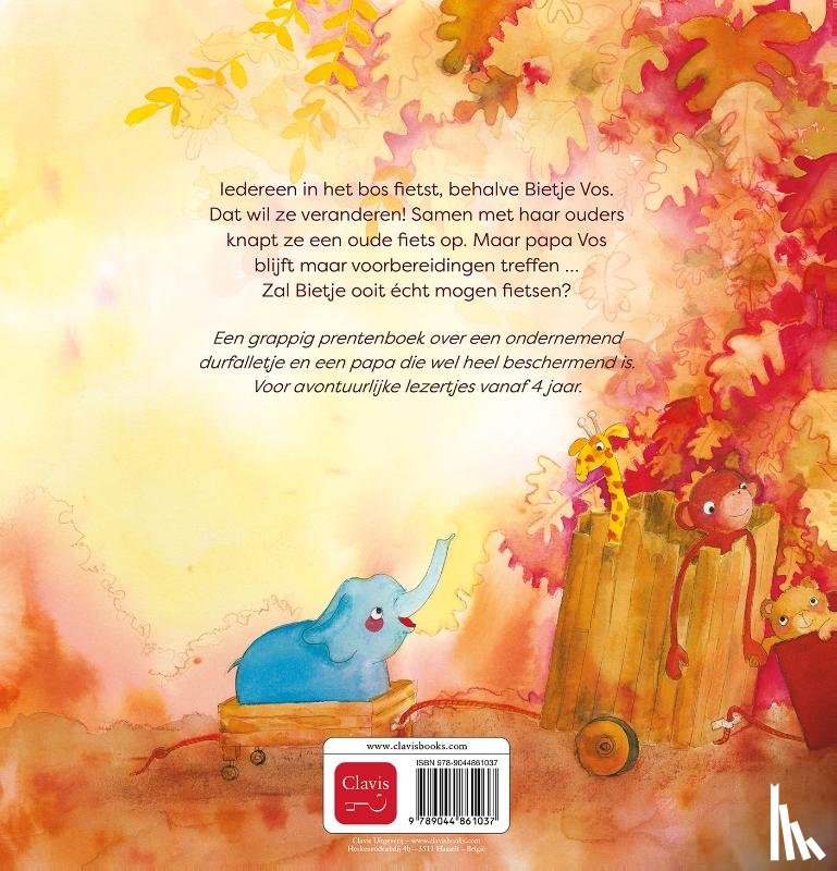 Nieuwenhuyzen, Martine van - Bietje Vos wil fietsen