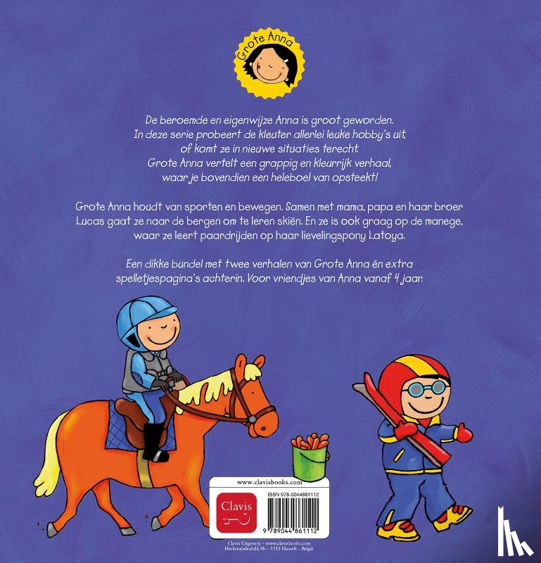Amant, Kathleen - Grote Anna leert skiën en Grote Anna leert paardrijden