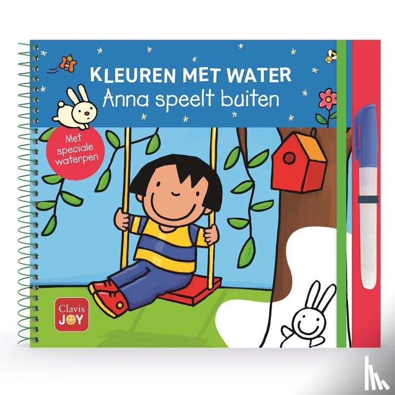 Amant, Kathleen - Kleuren met water. Anna speelt buiten