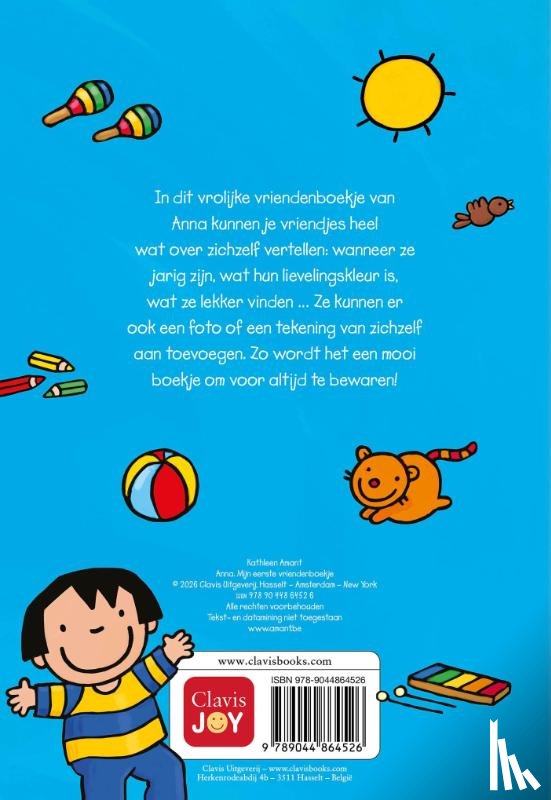 Amant, Kathleen - Mijn eerste vriendenboekje