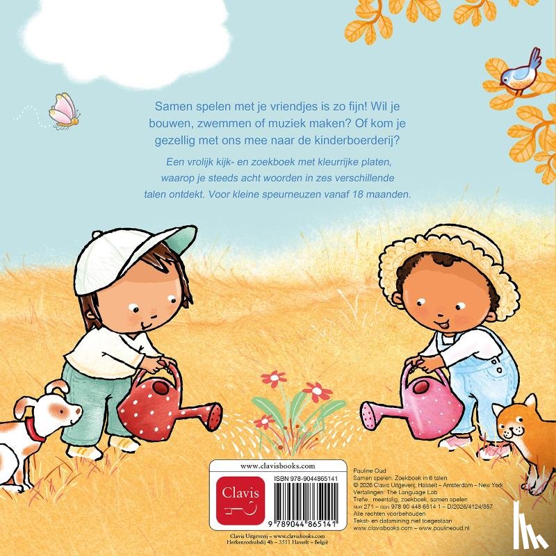 Oud, Pauline - Samen spelen Zoekboek in 6 talen