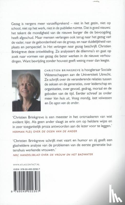 Brinkgreve, Christien - Het verlangen naar gezag