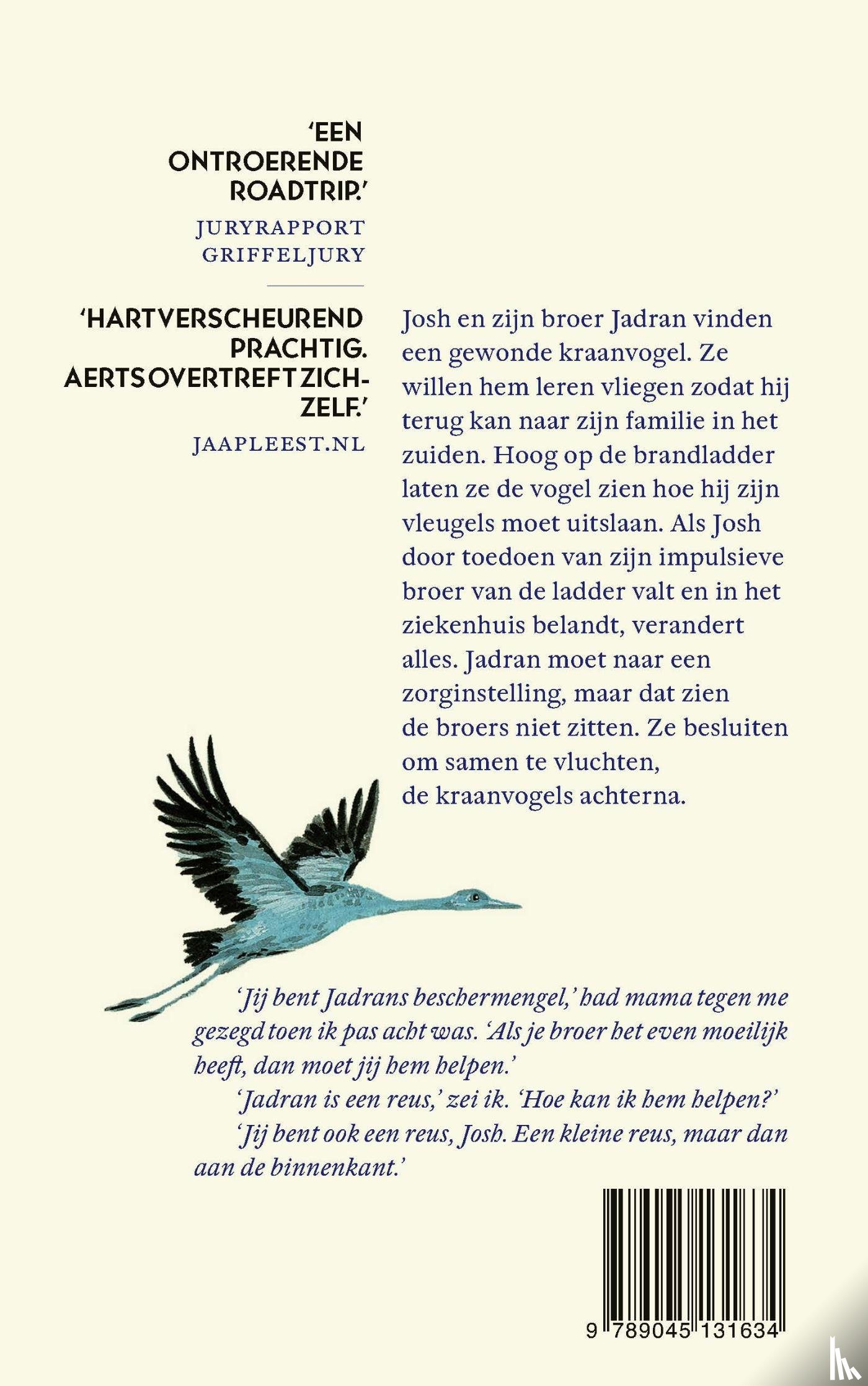 Aerts, Jef - De blauwe vleugels