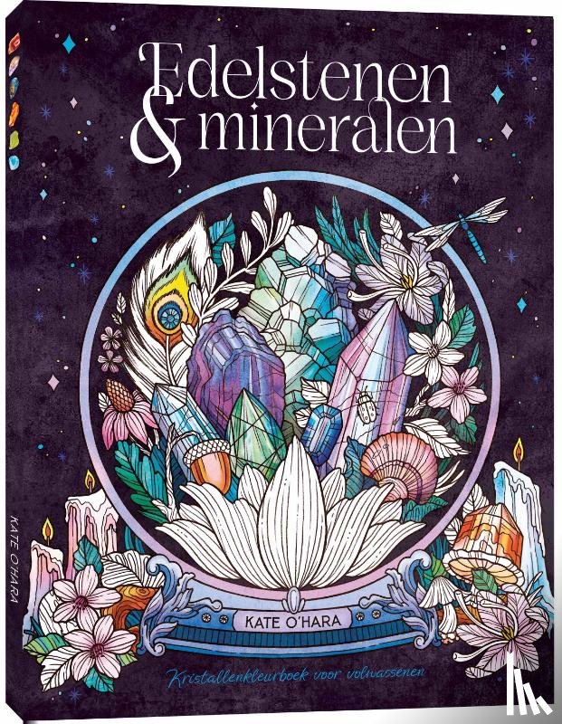 O'Hara, Kate - Edelstenen & mineralen kleurboek
