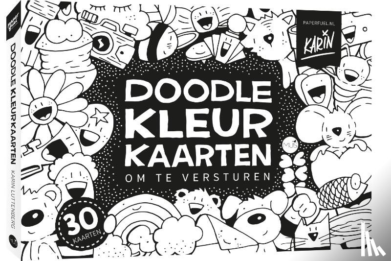 Luttenberg, Karin - Paperfuel Doodlekleurkaarten om te versturen