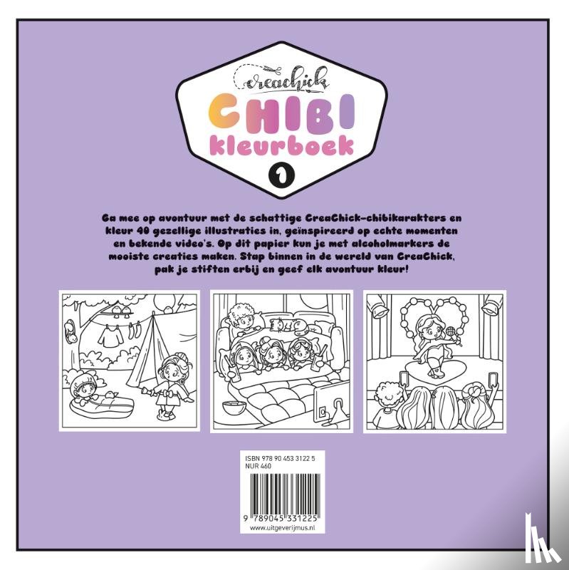 CreaChick - CREACHICK CHIBIKLEURBOEK 1