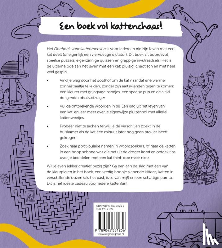 Hastings, Rachel - Doeboek voor kattenmensen