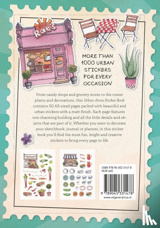 Wielinga, Astrid, Anna, Urban - Urban Anna Sticker Book