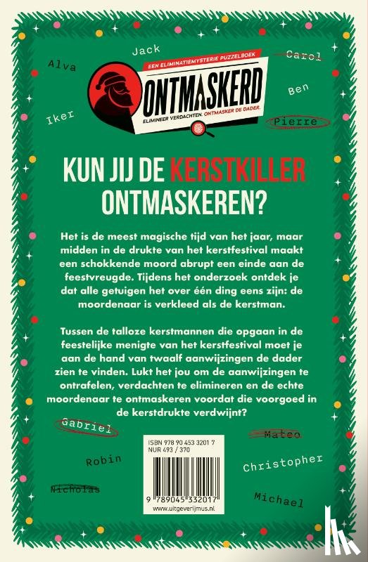 Collins, Tim - Wie is de Kerstkiller?
