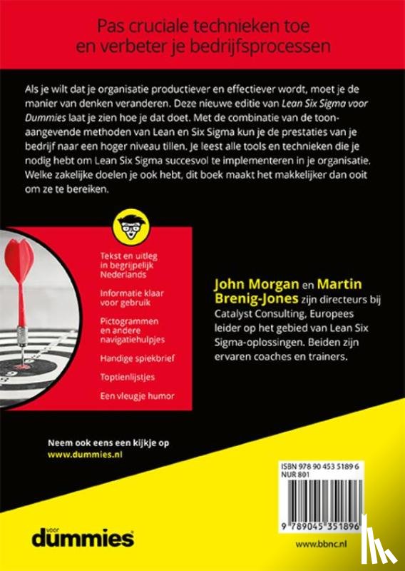 Morgan, John, Brenig-Jones, Martin - Lean Six Sigma voor dummies