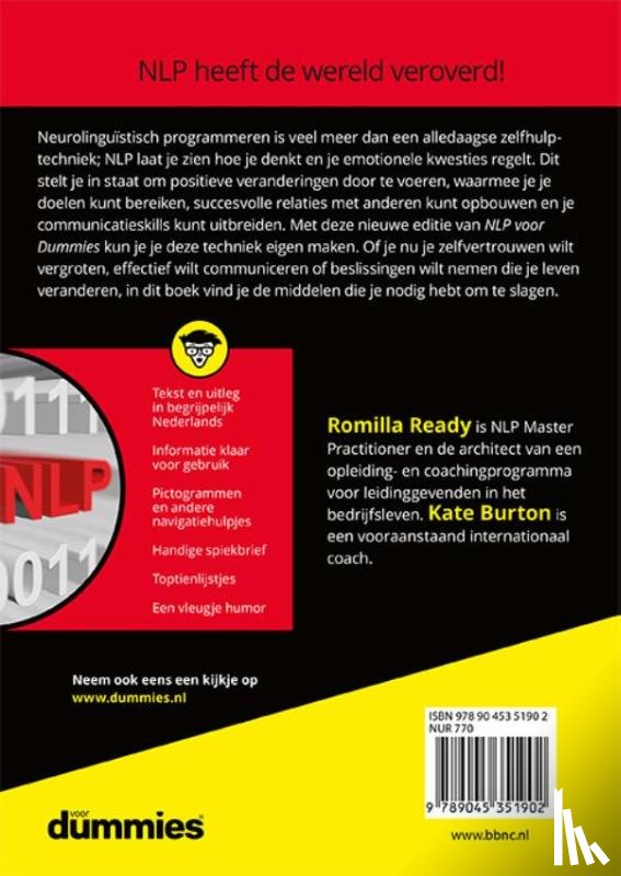 Ready, Romilla, Burton, Kate - NLP voor dummies