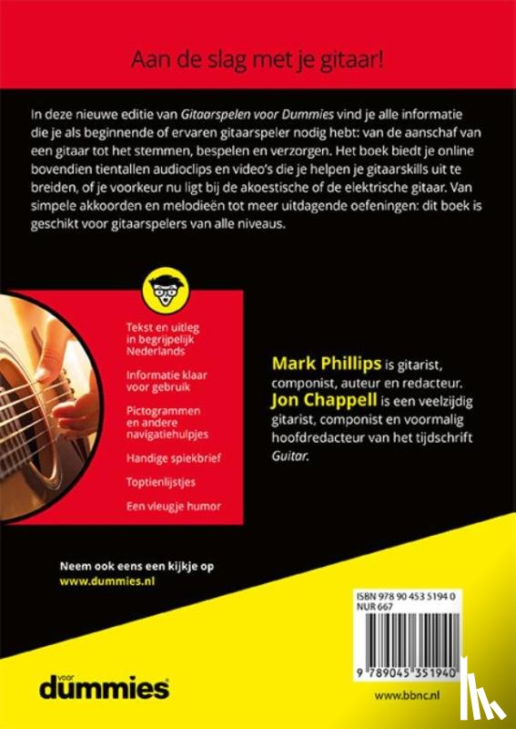 Phillips, Mark, Chappell, Jon - Gitaarspelen voor Dummies