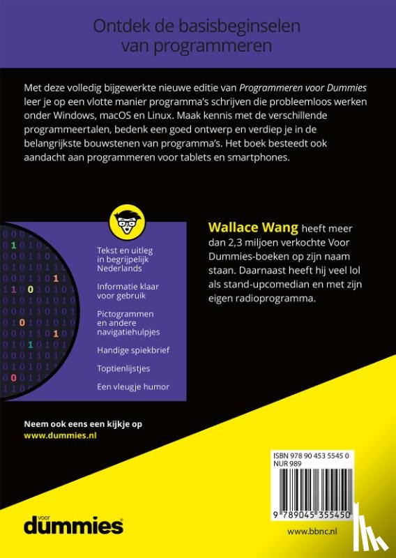 Wang, Wallace - Programmeren voor Dummies