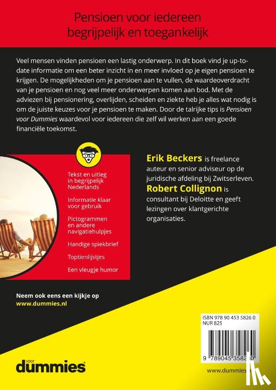 Beckers, Erick, Collignon, Robert - Pensioen voor Dummies