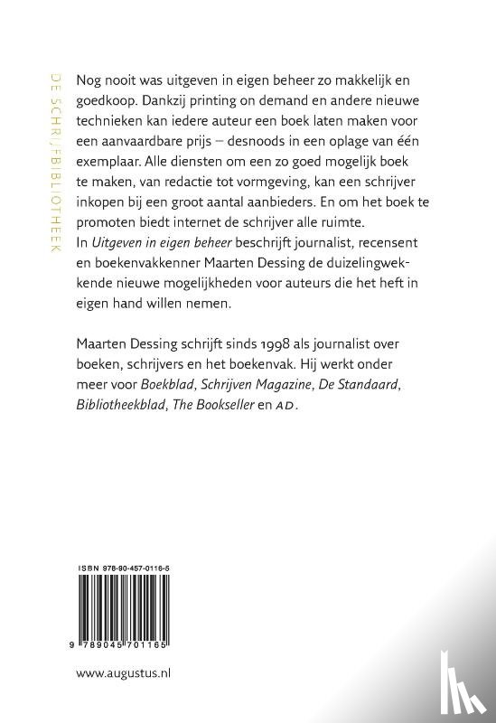Dessing, Maarten - Uitgeven in eigen beheer