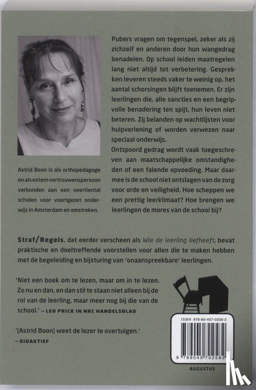 Boon, Astrid - Straf / Regels