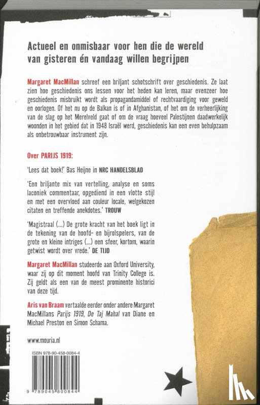 MacMillan, Margaret - Geschiedenis: gebruik en misbruik