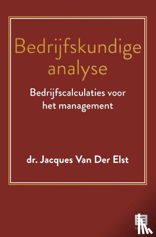 Elst, Jacques van der - Bedrijfskundige analyse