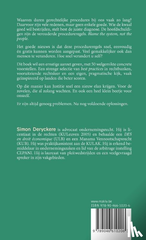 Deryckere, Simon - Justice in time