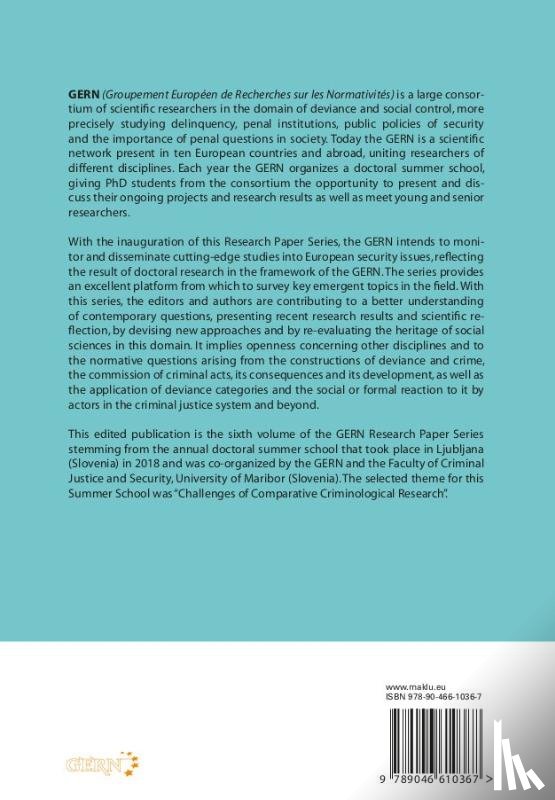  - Challenges of Comparative Criminological Research