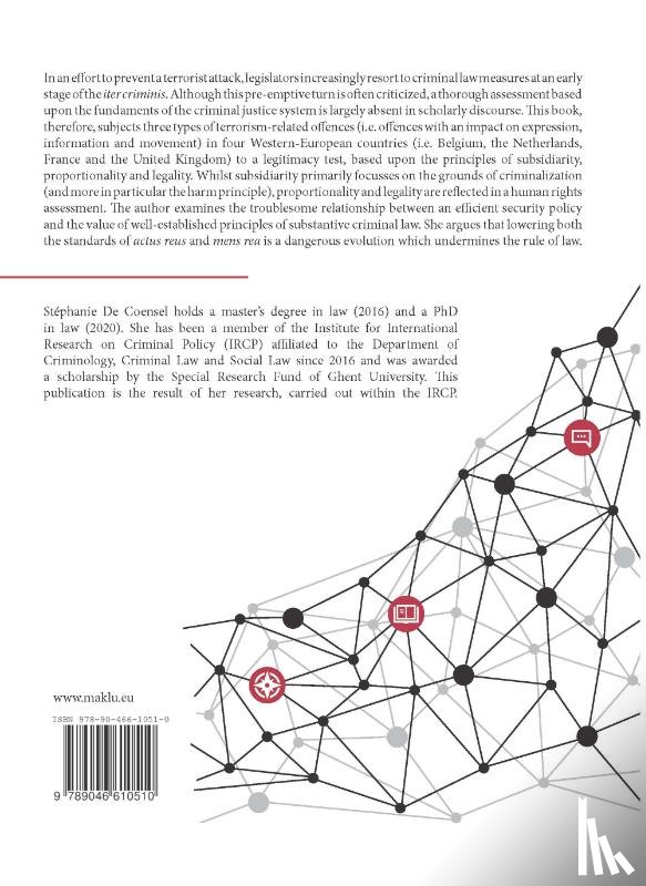 Coensel, Stephanie De - Counter-Terrorism & Criminal Law