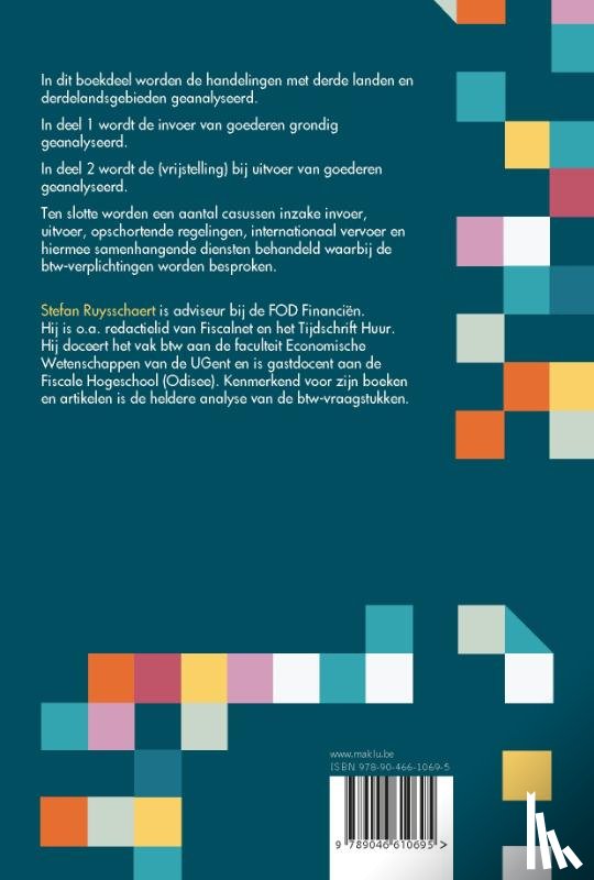 Ruysschaert, Stefan - Deel 3 – Analyse van de invoer en uitvoer