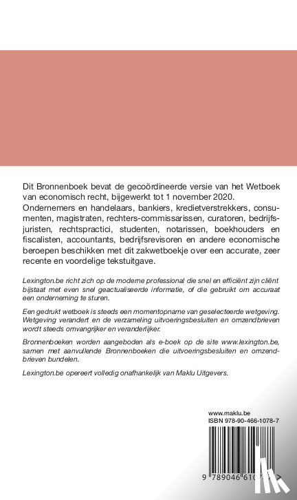 Hill Group, Bunker - Wetboek van economisch recht (Bronnenboek)