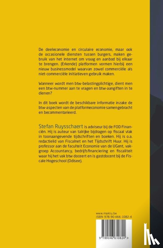 Ruysschaert, Stefan - Platformeconomie