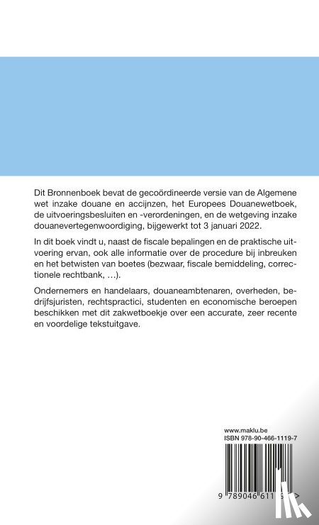 Bunker Hill Group - Douane - Bronnenboek