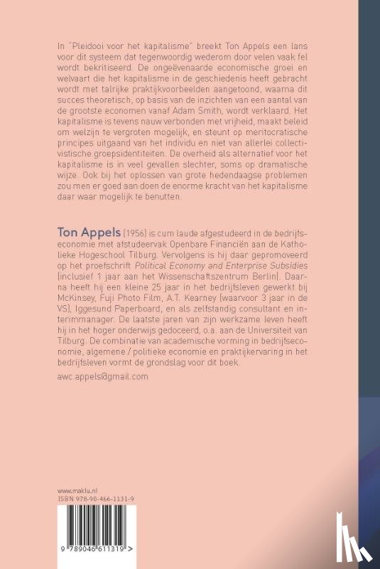 Appels, Ton - Pleidooi voor het kapitalisme