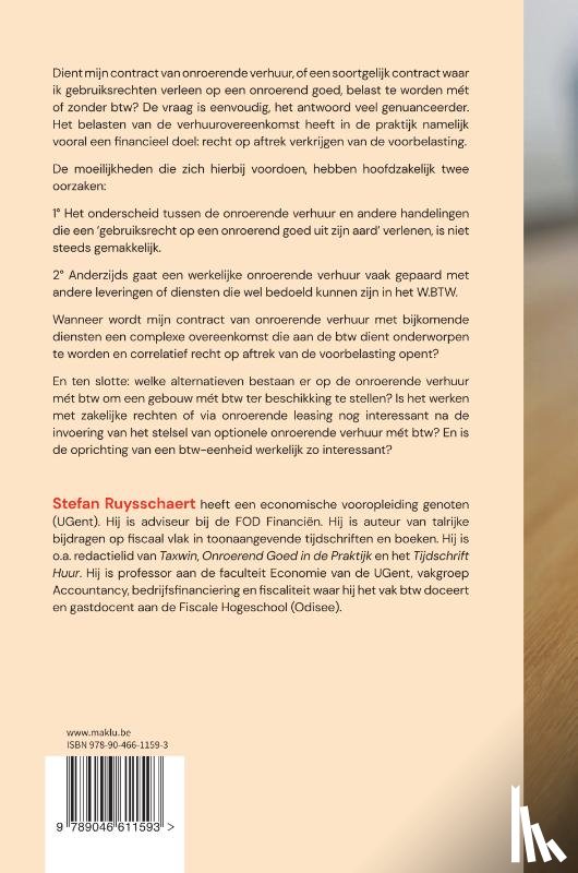 Ruysschaert, Stefan - Verhuren mét btw