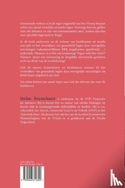 Ruysschaert, Stefan - Hotels, motels en vakantieverblijven