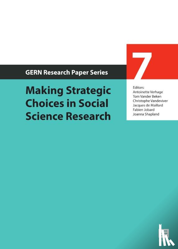  - Making strategic choices in social science research