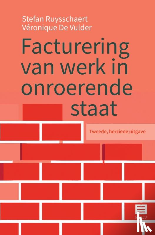 Ruysschaert, Stefan, Vulder, Véronique De - Facturering van werk in onroerende staat